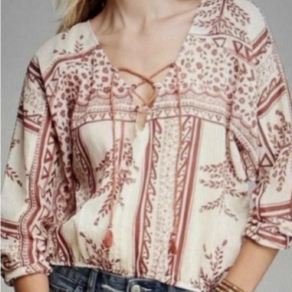 Free People Yo Yo Geo top
